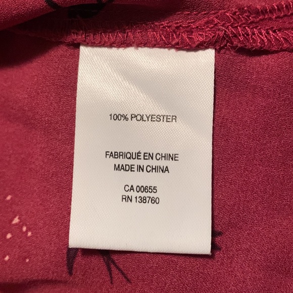 Bird Pattern Button Down Blouse - Picture 6 of 7